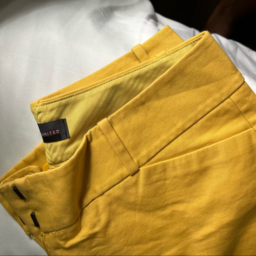 Yellow shorts